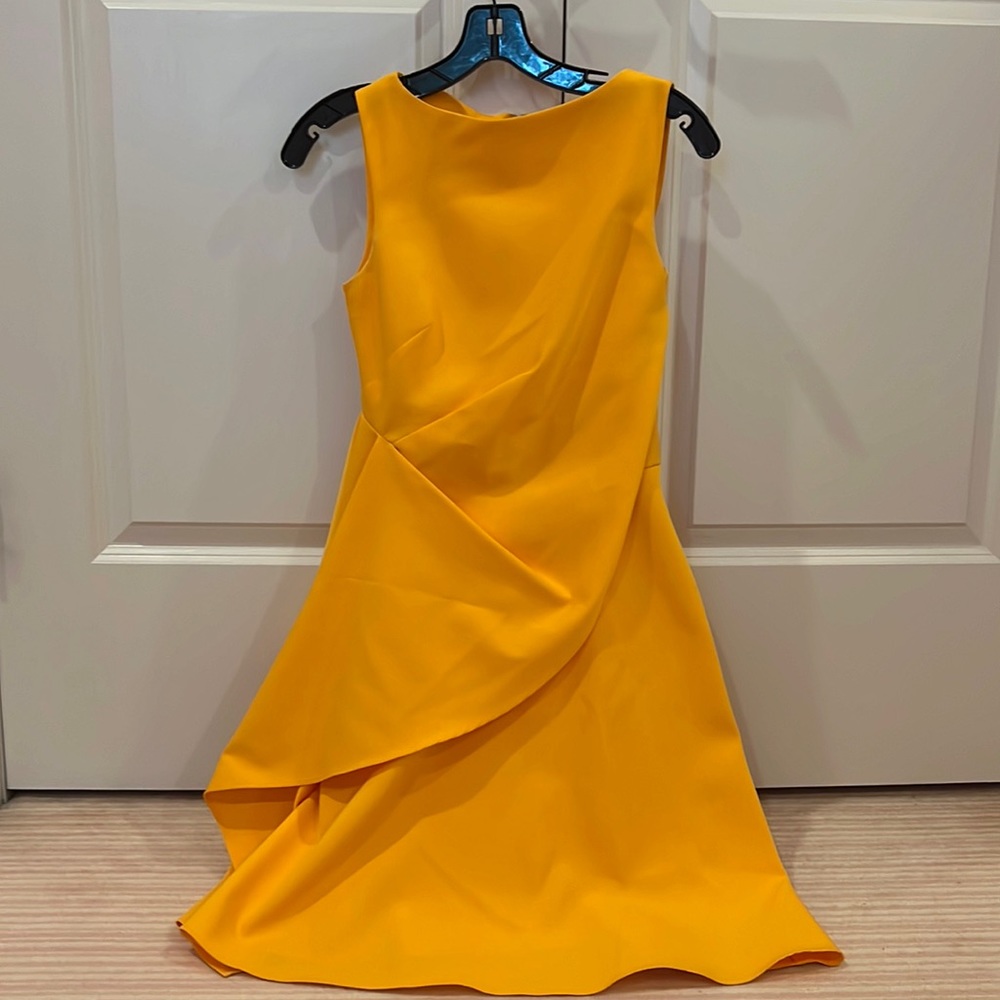 COS knew length yellow dress